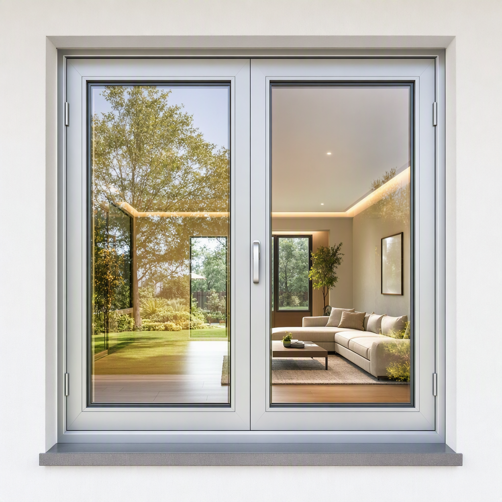 Factory Workshop Bottom Hung Aluminum Casement Window Double Glazed Ventilation Dustproof