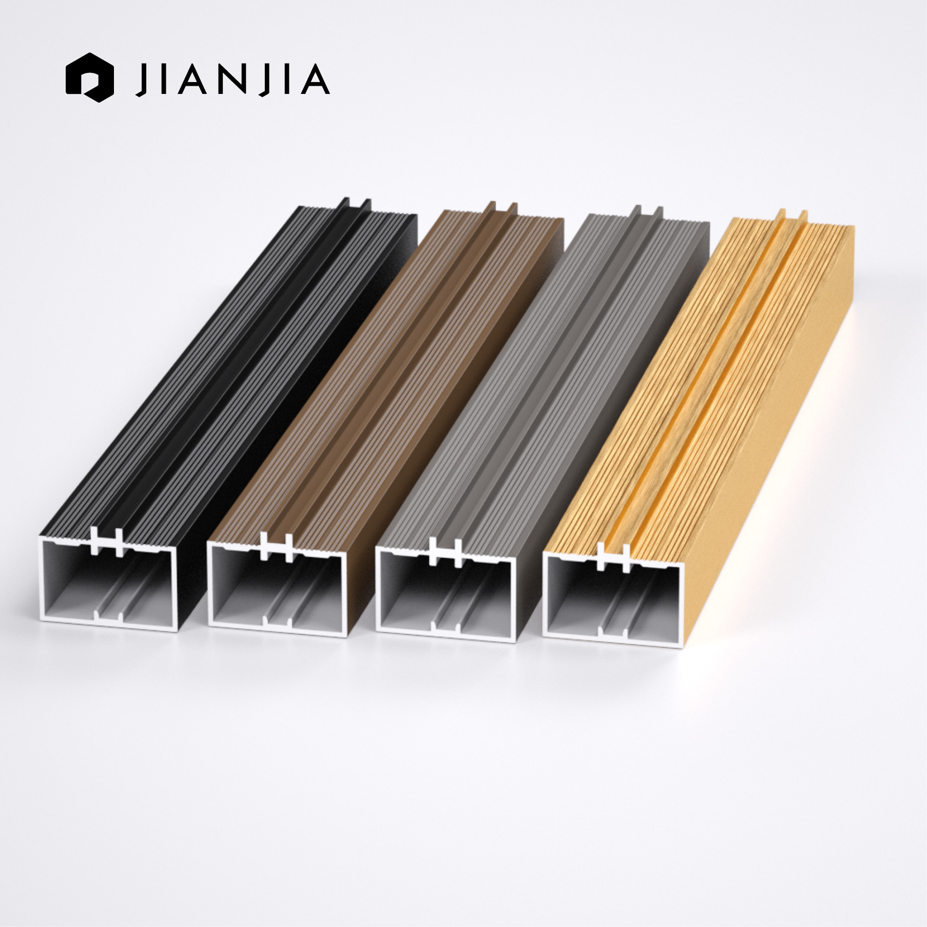 Matte Black Kitchen Cabinet Door with Aluminum Frame Anti-Corrosion Glass Aluminum Profile