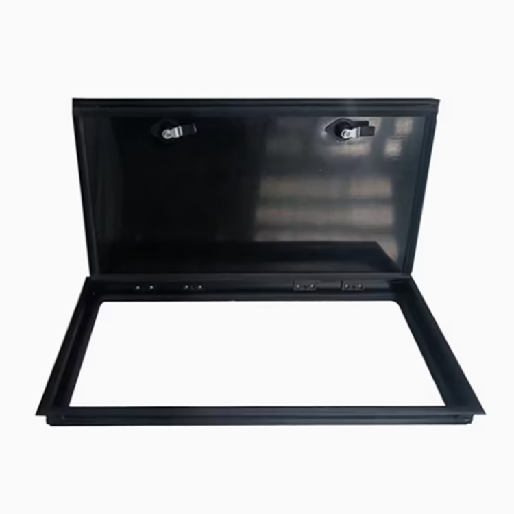 Manufacturer Supplier New Class a Motorhome Cabin Door 900*500mm Aluminum Alloy Trailer Hatch XPS Inside RV Door