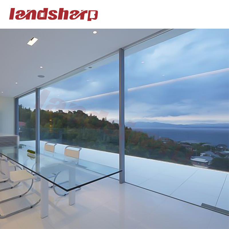 Panoramic Residential Aluminum Picture Windows Glazed Sound Proof Floor to Ceiling Large Glass Fixed Windows