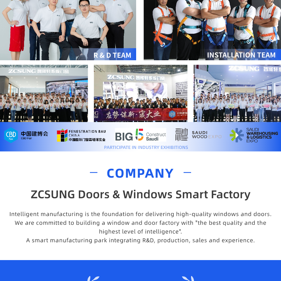 ZCSUNG Smart Electric Motorized Window ThermalBreak Aluminum Lifting Window with Remote Controlfor Balcony & Sunroom