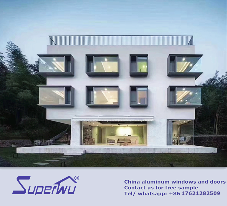Customizable Modern Design and High Durability European Style Aluminum Crank Tall Awning Window