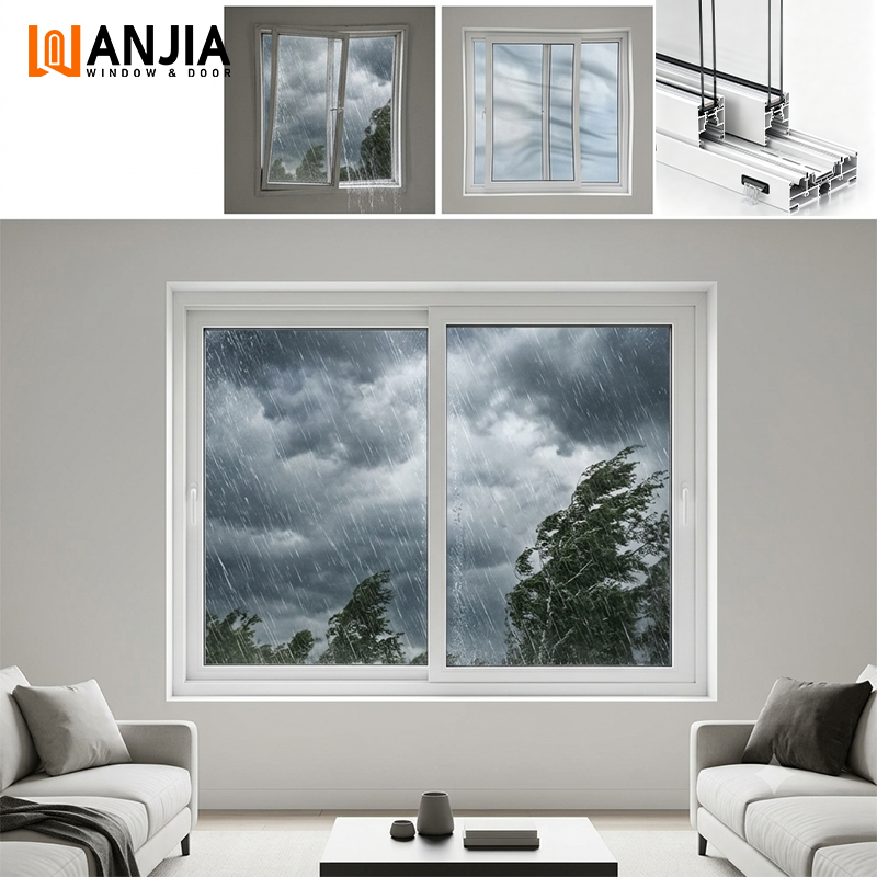 Factory Bulk Customized Horizontal Sliding Plastic Double Glazed windows Upvc Windows Vinyl Pvc Sliding Windows