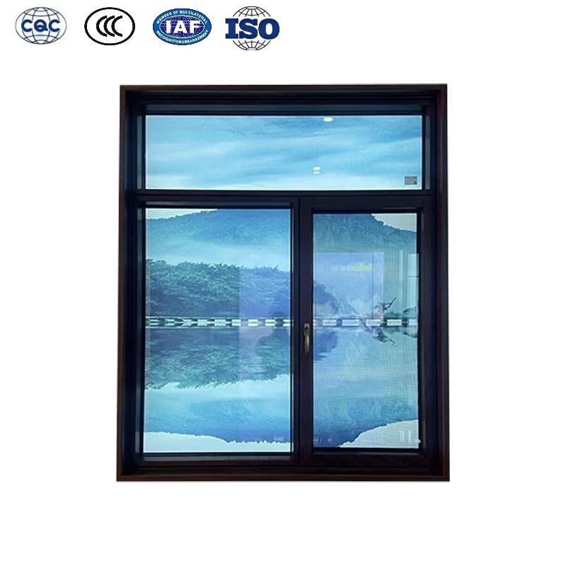 Modern Exterior Hurricane Proof Impact Glass Window Replacement Aluminum Resistant Storm Horizontal Sliding Windows