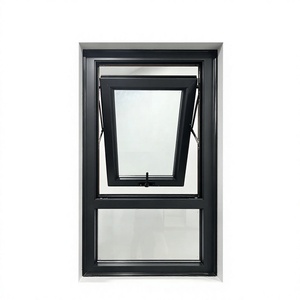 Custom Bottom Hung Aluminum Window Triple Insulated Glass