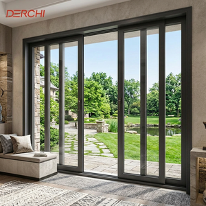DERCHI Hurricane Proof Sliding Patio Door
