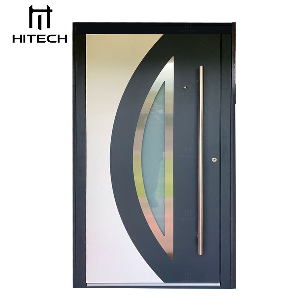 Hitech Main Entry Pivot Door Modern Front Exterior Pivot Door Aluminum Front Door For House