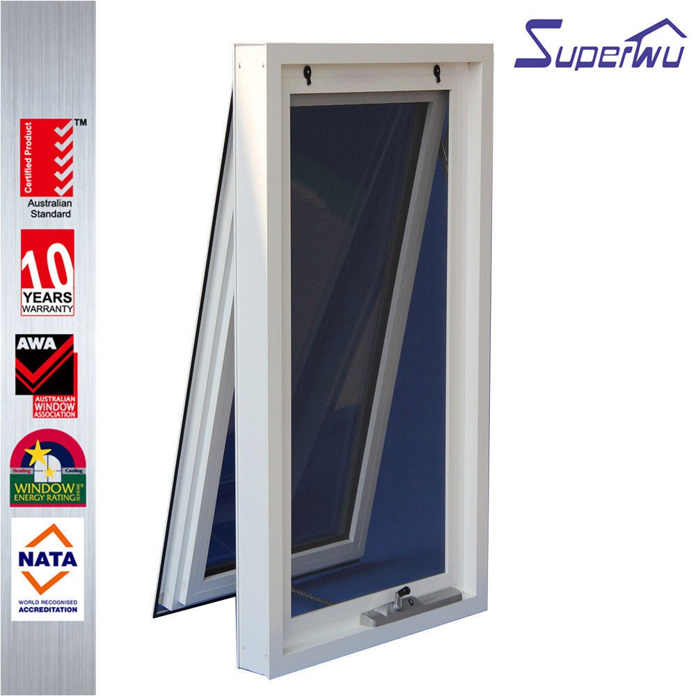 Customizable Modern Design and High Durability European Style Aluminum Crank Tall Awning Window