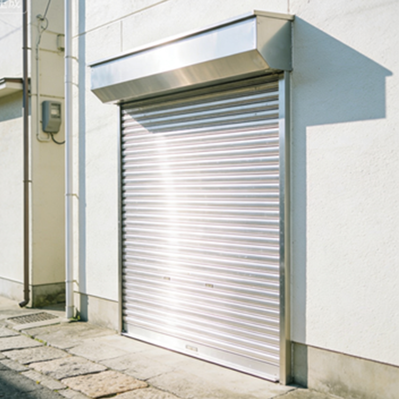 Modern Residential Aluminum Alloy Roller Shutter | Luxury Motorized Rolling Garage Door with Remote Control