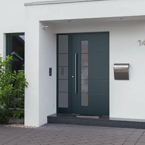 Luxury Cast Aluminum Main Entrance Door With Heavy Duty Frame