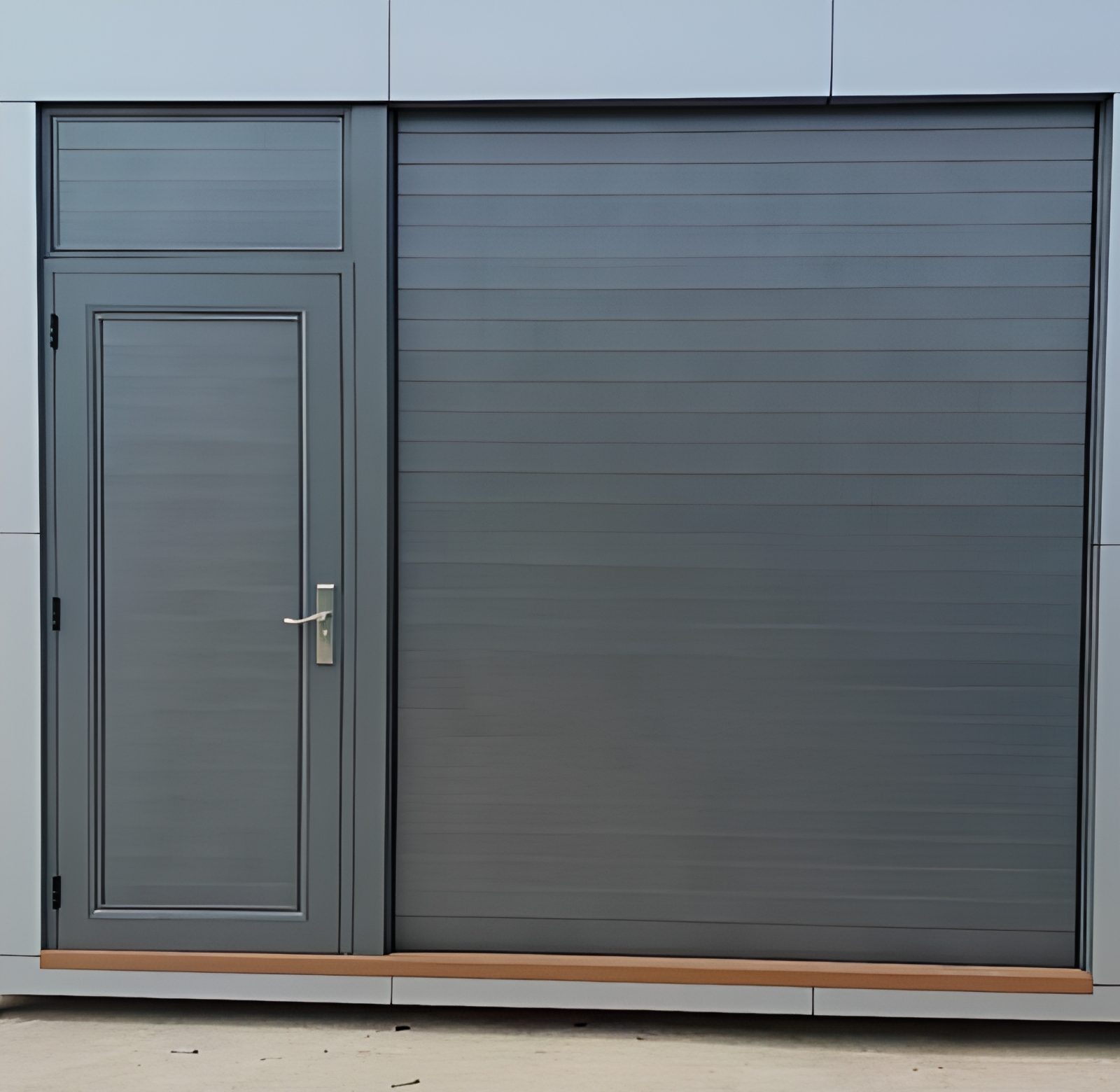 Custom Remote Control Electric Roller Shutter Door Aluminum Stainless Steel Color Steel Roll up Door for Garage Factory Project