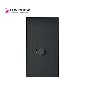 Aluminum Security Front Entrance Door With Smart Lock