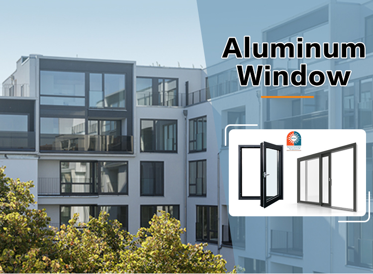 Commercial customized black triple glazed aluminum frame glass window