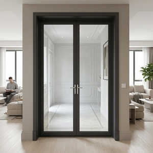 Long Lasting Aluminium Double Swing Doors