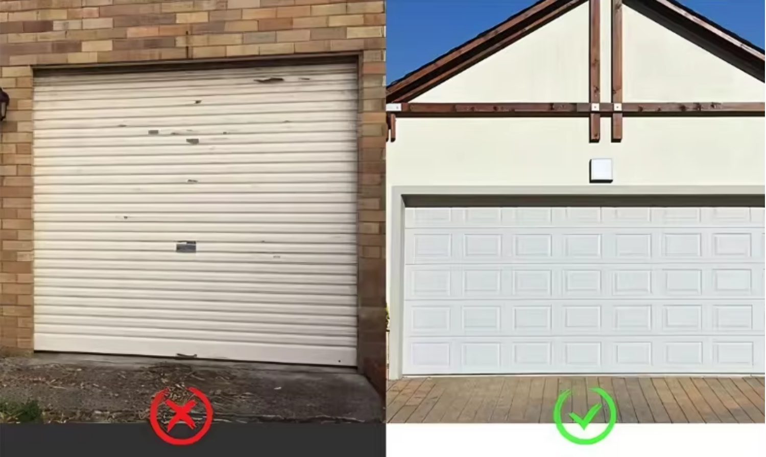 Hot Sell Modern Design Full View Aluminum Steel Tempered Automatic Sandwich Panel Overhead Sectional Steel Foam Garage Door
