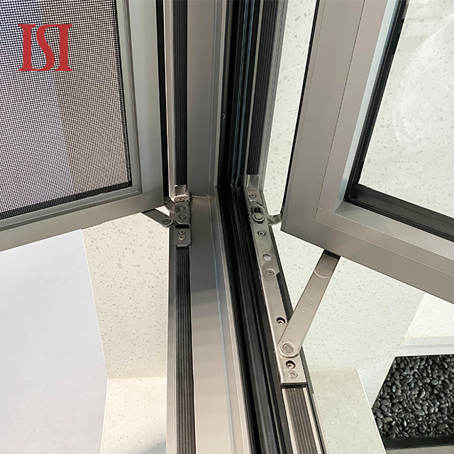 Top Brand Custom Design Security Burglar Proof Swing Open Casement Windows Blackout Window Shades with Hinges