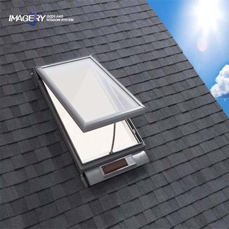 Automatic Remote Control Aluminum Alloy Glass Skylight Roof Window with Modern Design for House