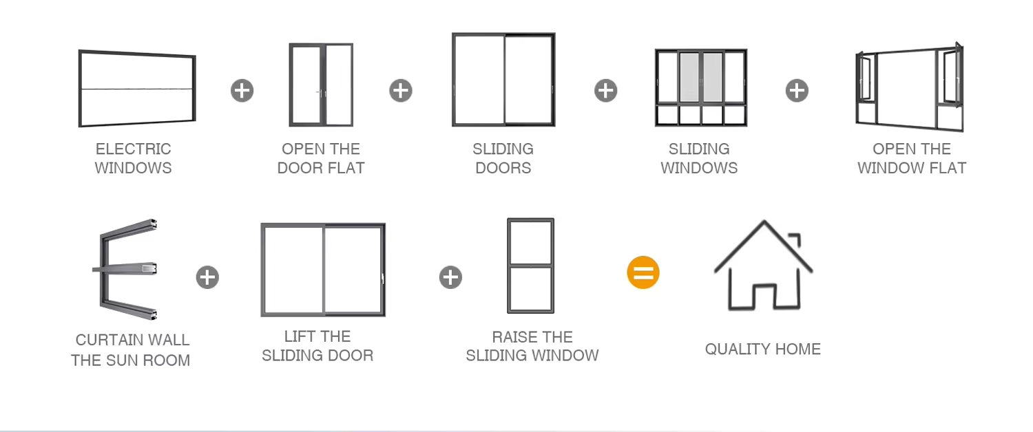 AOSTTER Residential Replacement Aluminum Vertical Sliding Window with Nailing Fin Double Hung Window