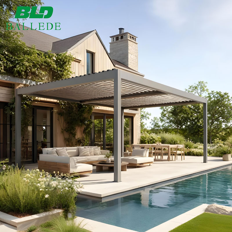 Exterior Balcony Patio Residential Thermal Break Double Glass Aluminum Folding Doors