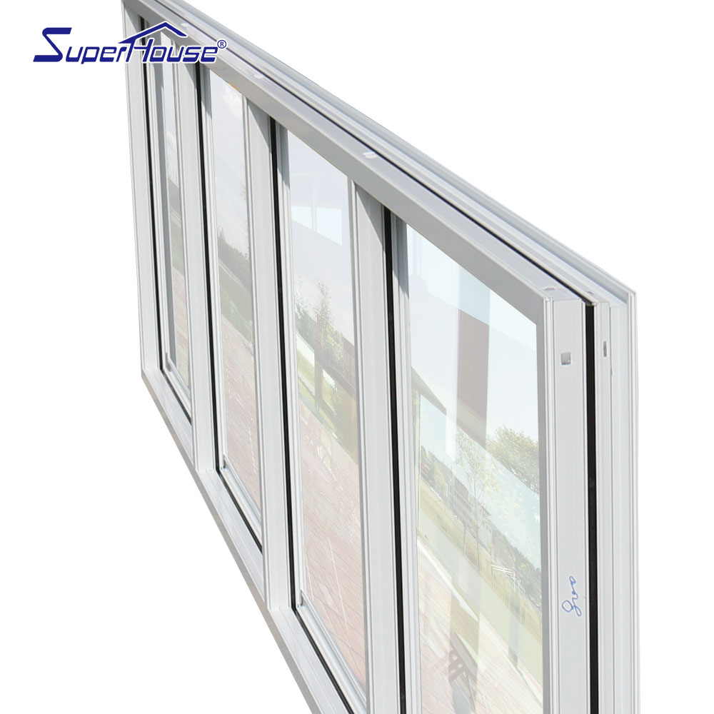 Fixed Glass Window Aluminium Window Superhouse Chinese Manufacturer Customized Fixed Window for House With NFRC AAMA Certificate