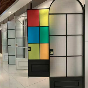 Arch Aluminum Casement Doors Interior Bathroom Kitchen Double Door
