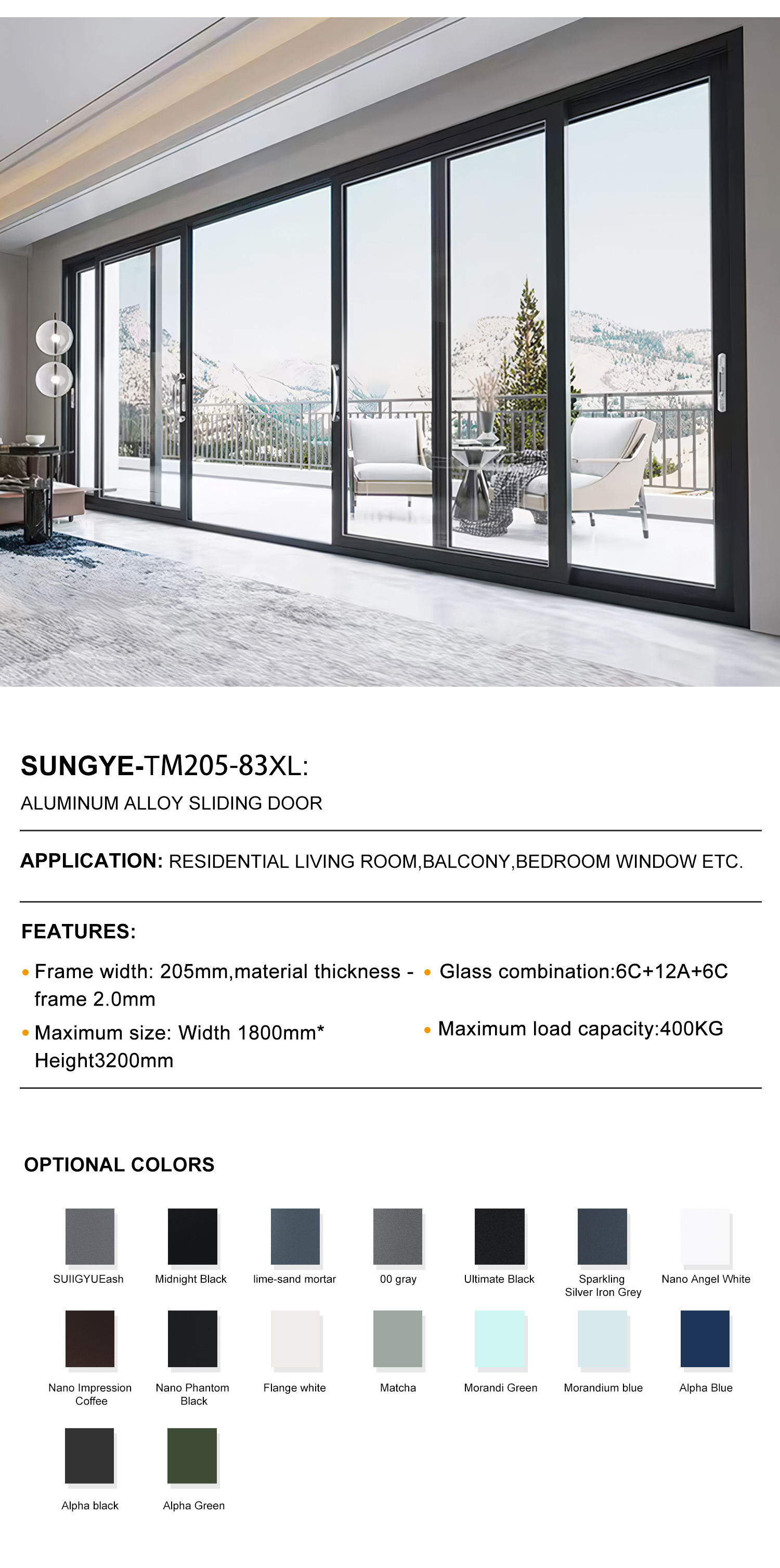 SUNGYE Sliding Door Detail