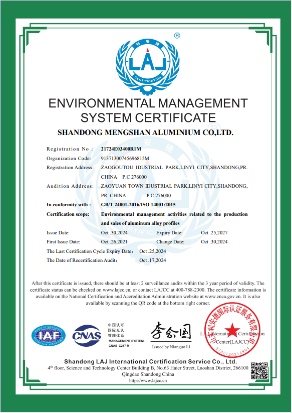 ISO Standard Certificate