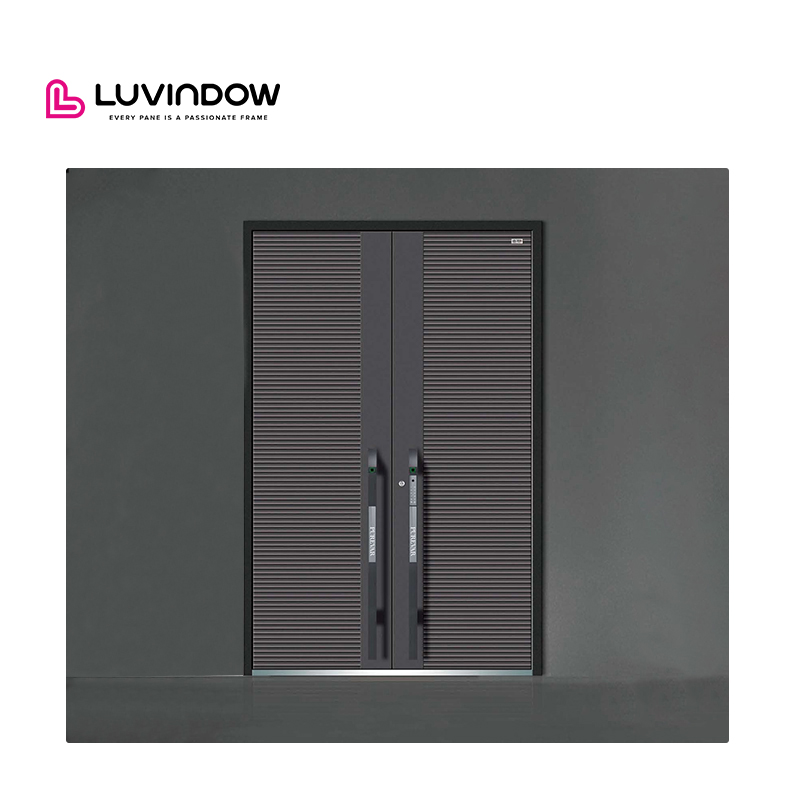 Luxury Custom Entry Series Villa Modern Main Doors Exterior Bullet Proof High Security Aluminum Entrance Doors Apartment Outdoor