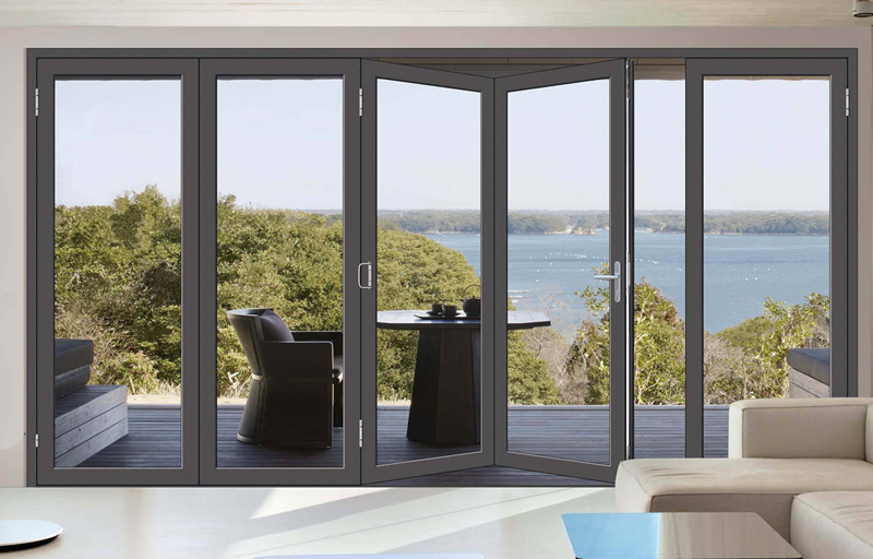 Balcony Kitchen Folding Door Design