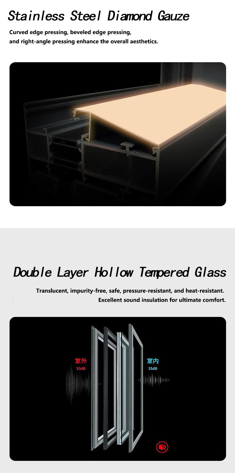 Thermally Broken Aluminum Doors Windows