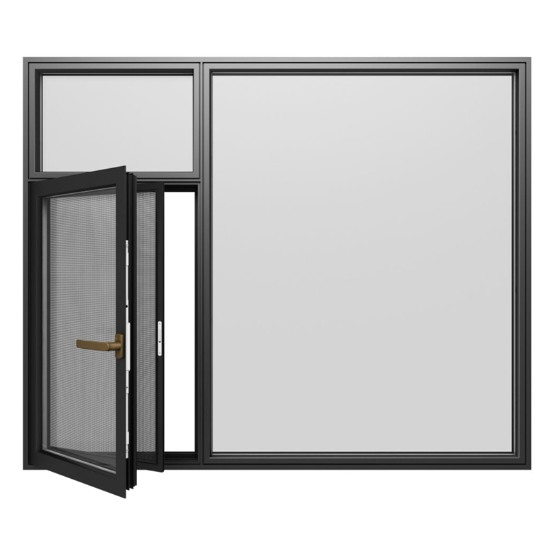 Custom Aluminum Casement Windows Double Glazed Energy Efficient for Modern Single Family Homes