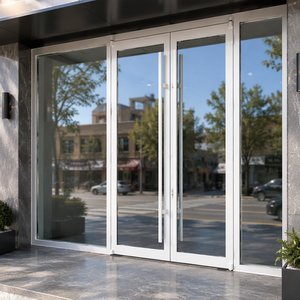 Thermal Break Double French Glass Hinged Door