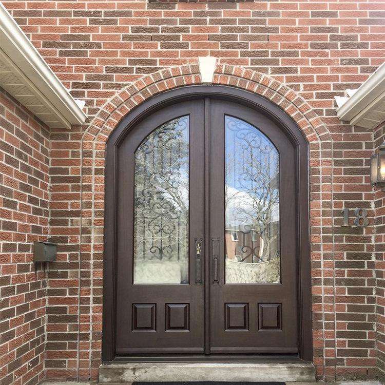 Luxury Wood & Aluminum Entry Door