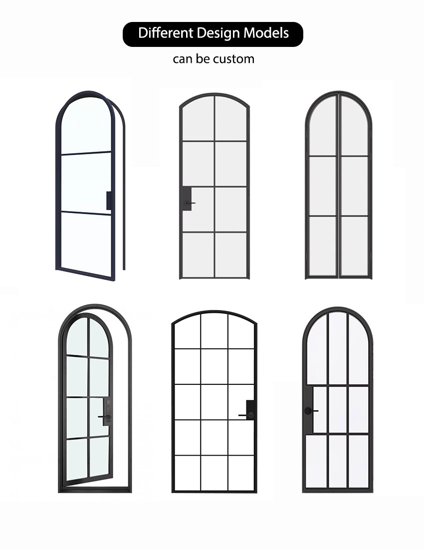 Aluminium French doors display 1
