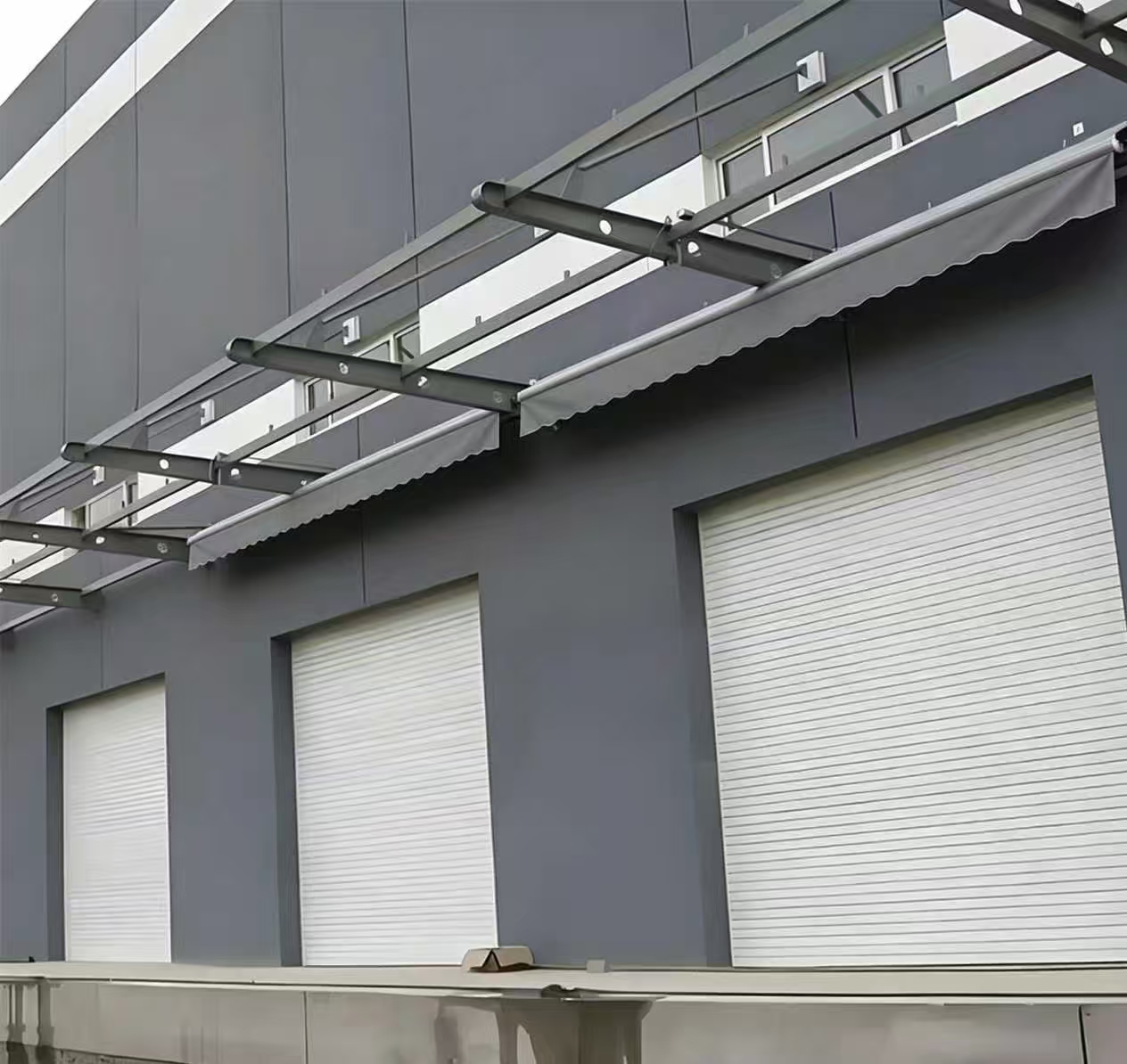 Modern Residential Aluminum Alloy Roller Shutter | Luxury Motorized Rolling Garage Door with Remote Control