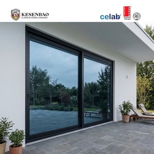 Heavy Duty Reflective Glass Aluminum Sliding Doors
