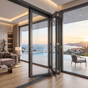 OEM Soundproof Aluminum Folding Windows