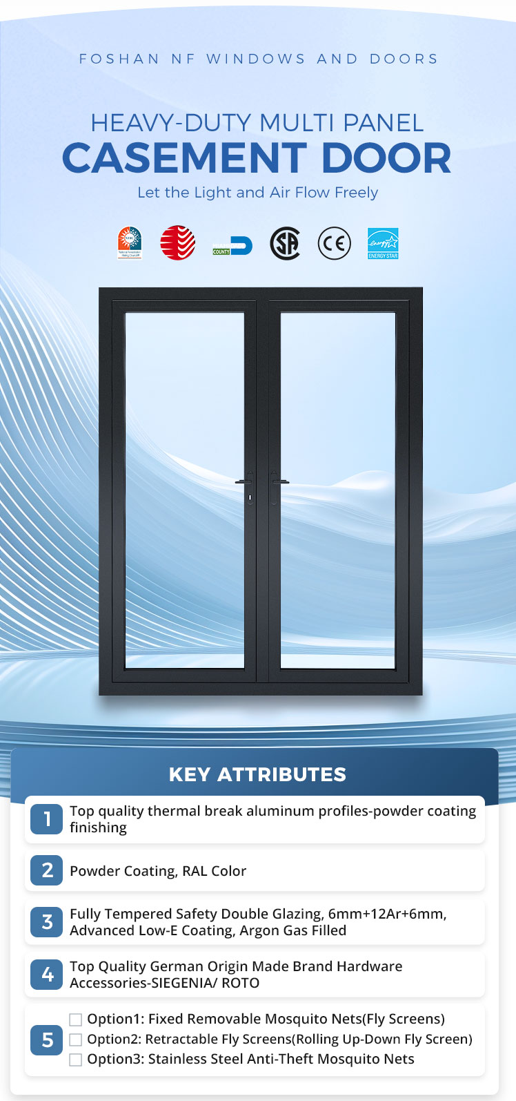 Double Panel Swing Door Feature Presentation