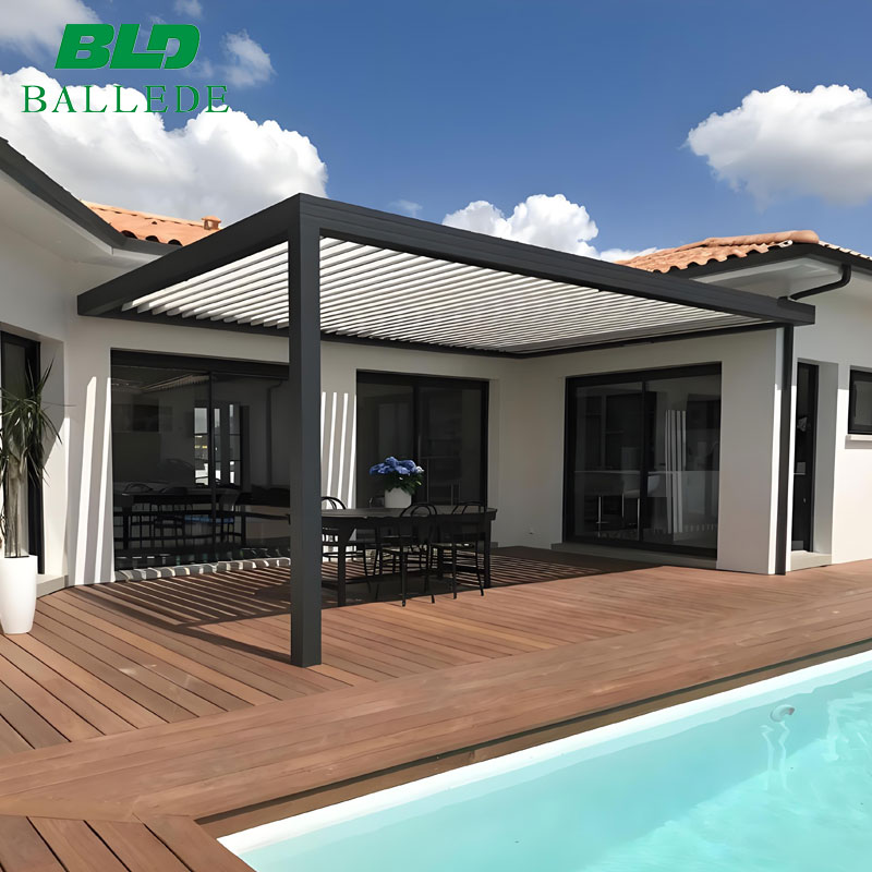 Exterior Balcony Patio Residential Thermal Break Double Glass Aluminum Folding Doors
