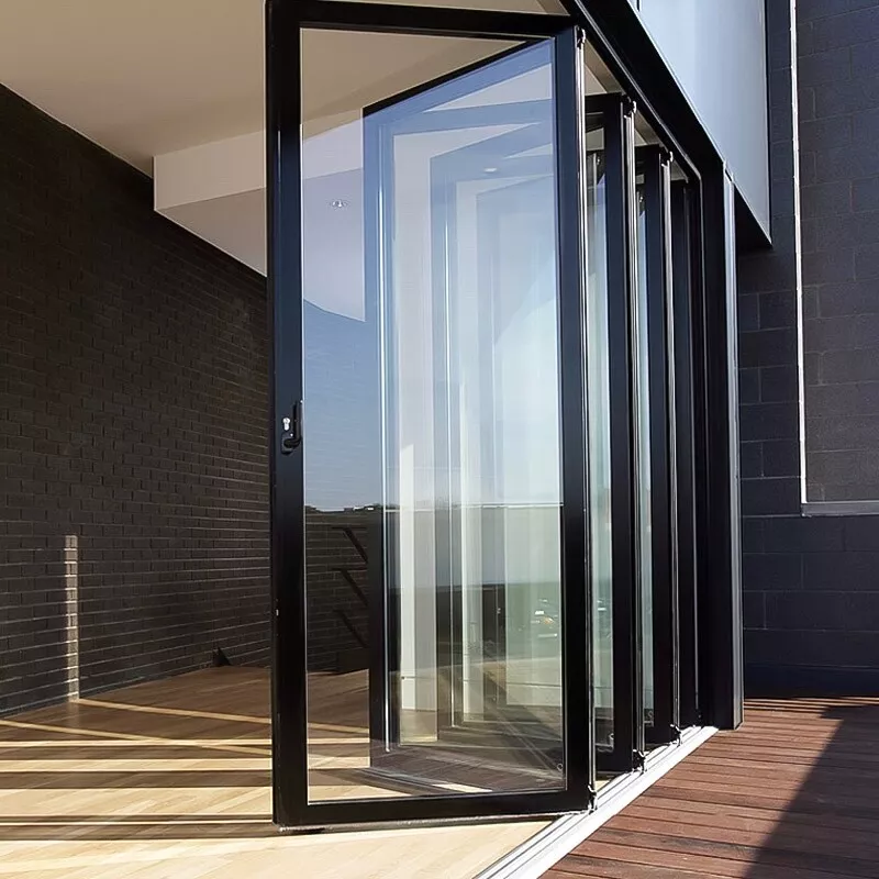 Foldable Aluminum Folding Doors Details 2