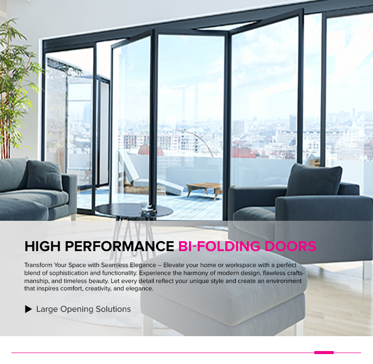 Hurricane Impact Soundproof Bi-fold Door