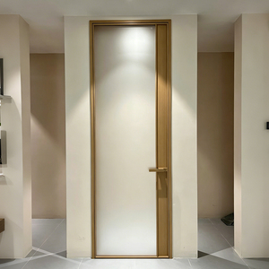 Interior Aluminum Frame Glass Swing Door