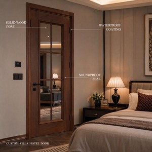 Aluminum Clad Wood Interior Bedroom Door