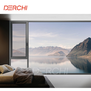 Custom Shock Resistant Double Tempered Glass Casement Window