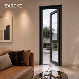American Standard Black Metal Thermal Break Patio Exterior Doors and Windows