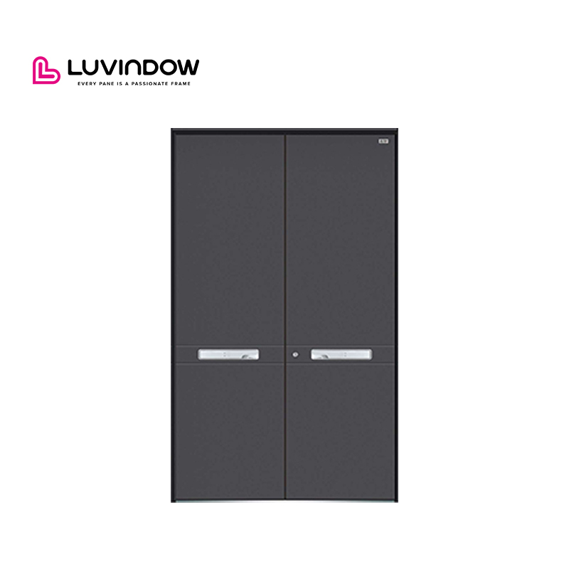 Premium Aluminum Large Main Entrance Doors Fire Prevent Security Entry Doors for Houses Modern