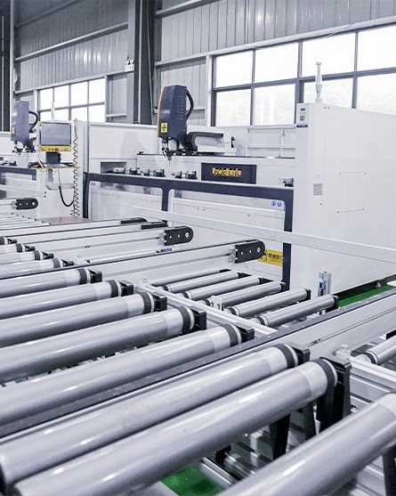 Eight internationally advanced automated entrance door production lines
