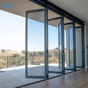 Double Glazed Bifold Exterior Aluminum Patio Door