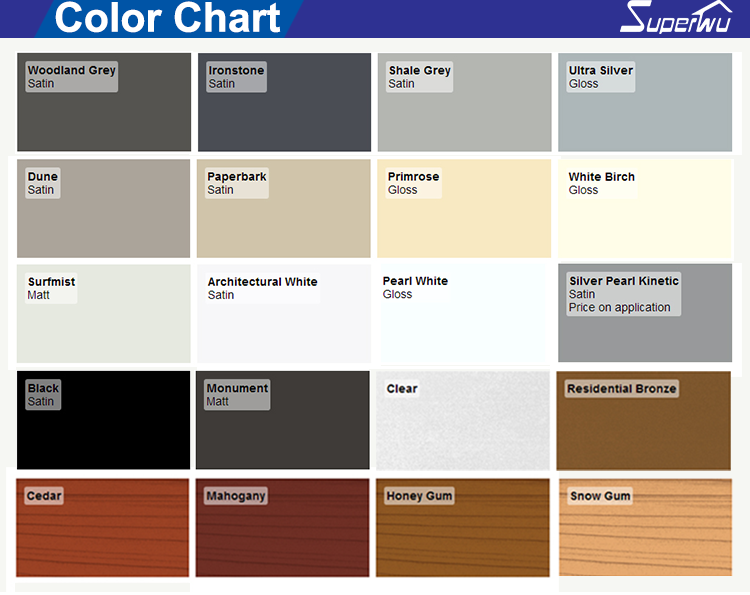 Color Finish Options