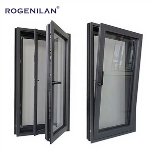 Slim Frame Tilt Turn Aluminum Casement Windows